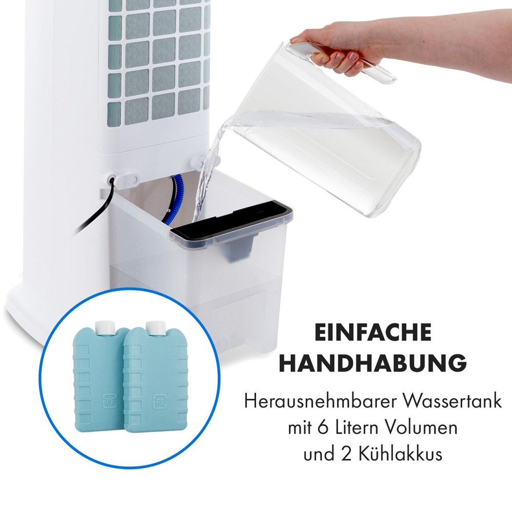 Умный воздухоохладитель Skytower 360° 60 Вт 450 м³/ч 6 литров мобильный (Германия, читать описание) Ровно - изображение 5