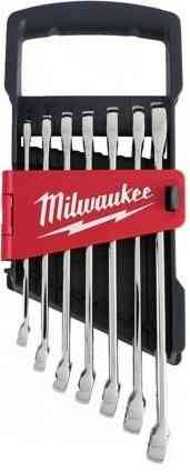 Набір метричних ключів рожково-накидних MAX BITE MILWAUKEE з храповиком, (7шт), (8-17мм) Одеса