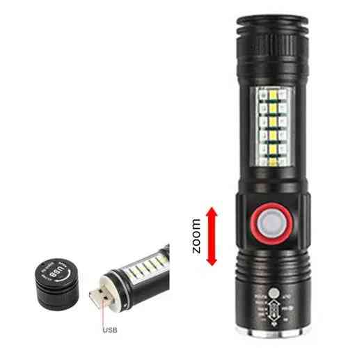 Мощный тактический фонарь светодиодный SY-1903C-P50+SMD+RGB, Долговечный светодиодный фонарь FI-78 Ивано-Франковск