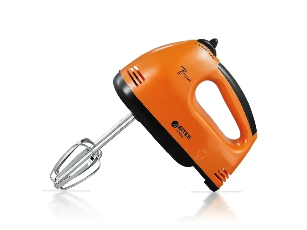 Міксер ручний 250Вт BITEK BT-6633 7 швидкостей, 4 насадки, Різні кольори Одеса - фото 3