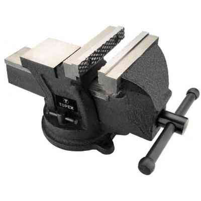 Тиски Topex поворотные, 125 мм (07A212) Винница