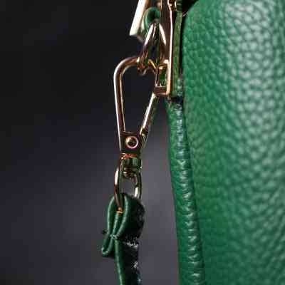 Сумка Vintage Жіноча з м'якої натуральної шкіри Зелена (22341) Вінниця