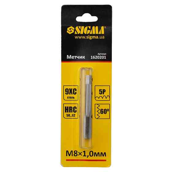 Sigma Метчик М8×1.0мм SIGMA (1620201) Коломыя
