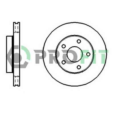 Тормозной диск Profit 5010-0180 Винница