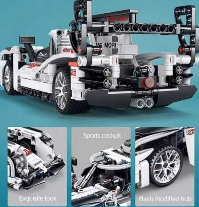 Конструктор машинки Technic - Lamborghini , Bugatti, Mercedes, Camaro. Київ - фото 2