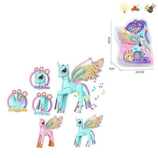 Поні LY 20025 (60/2) 2 кольори, звук, підсвічування, на батарейках, у слюді, шт Київ - фото 1