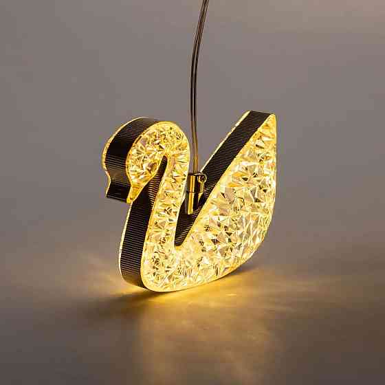 Гірлянда штора з фігурками Сваровскі 3 метри 6 ламп тепле жовте світло 6L3MSWA Коломия