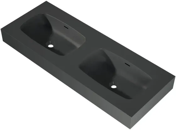 Раковина  Elita Dimple Duo 120Cm Marmur Anthracite Matt 168887 Киев