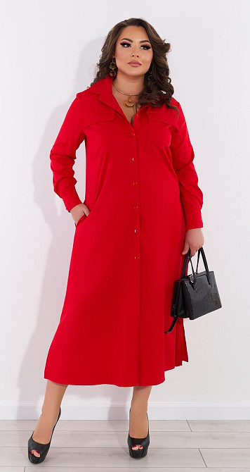 Стильне плаття сорочка (56) Київ - фото 2