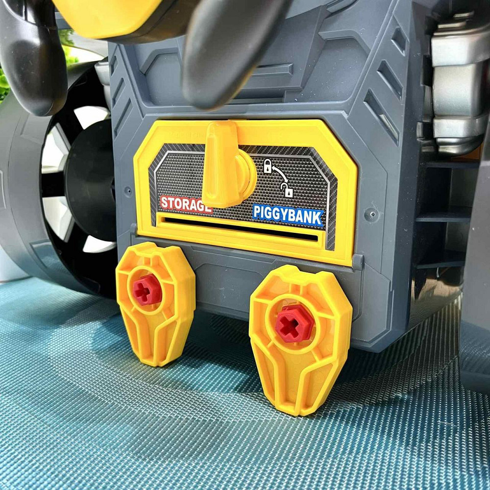 Машина-конструктор 59 деталей звук підсвічування Жовтий (D001-1) Чернигов - изображение 9