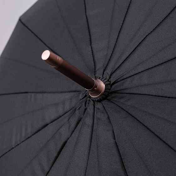 Класичний зонт-трость з чохлом, чорний, 120 см Київ