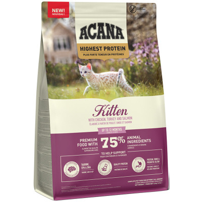 Сухий корм для кішок ACANA Highest Protein Kitten Recipe 1.8 кг (0064992723255) Вінниця - фото 2
