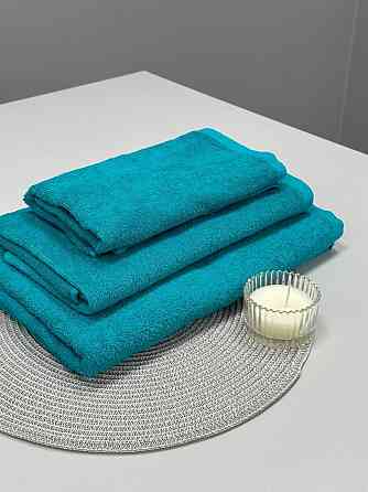 Полотенце однотонное Ideal Textile 70х140 см 400 г/м2 (56860923) Бірюзовий 1 шт Черновцы