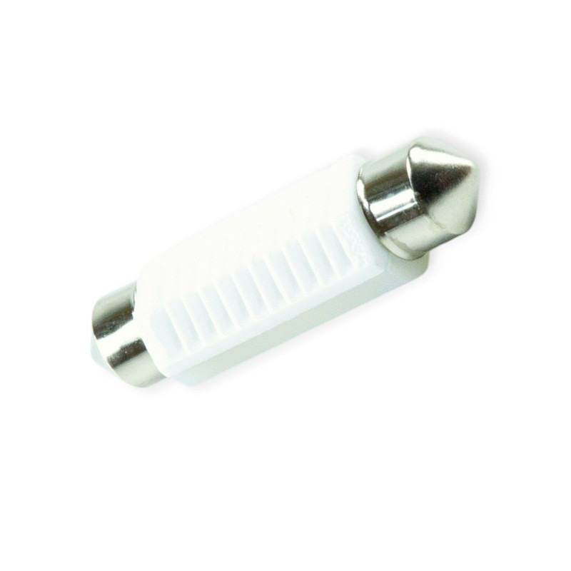 Автоламп AC лазер. 12-10 біла 2*3030 41мм 5000K кераміка обманка (12-24V) світлодіодна Мукачево - фото 1