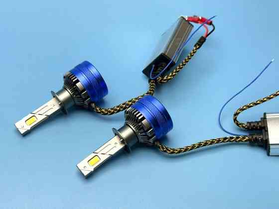 Комплект LED ламп H1 K68 (120W) с пультом — 3 цвета (3000K/4300K/6000K) + Стробоскоп Харьков