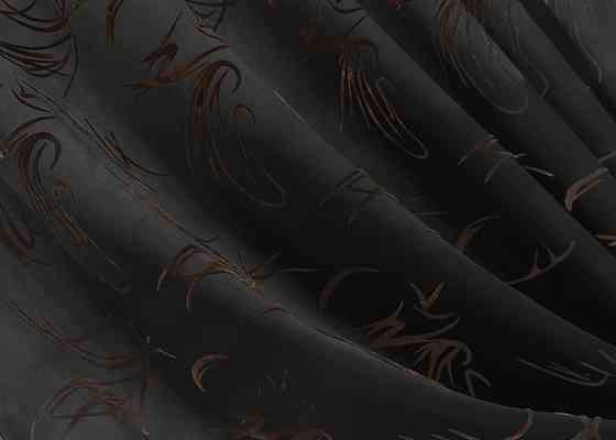 Комплект коротких штор VR-Textil Чорний 140х170 см 2 шт (35-0399) Київ