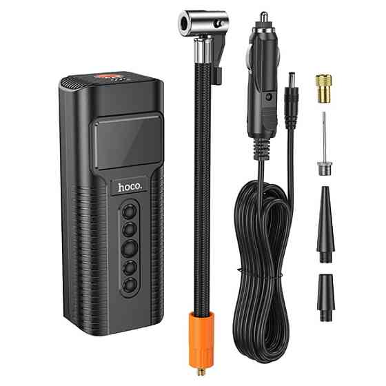 Автомобільний насос HOCO PH55 Roys smart car air pump Black Киев