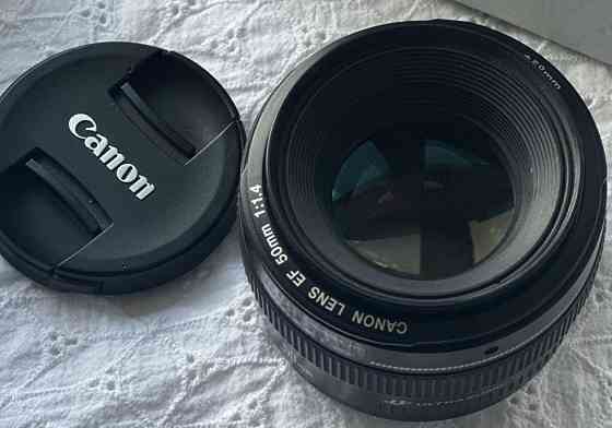 Объектив Canon 50 mm 1.4. Киев