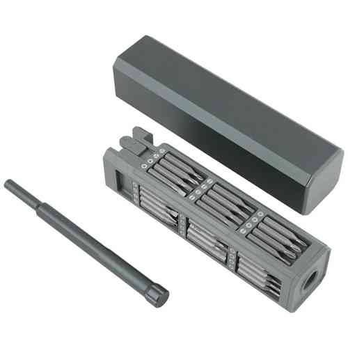 Отвертка прецизионная с 42 битами, лопаткой и пинцетом, в компактном кейсе Винница