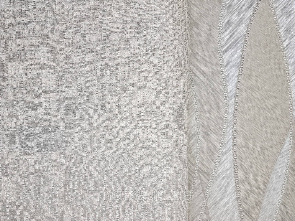 Шпалери вінілові на флізеліні гарячого тиснення DU&KA 1.06х10 вензель основа під штукатурку сірі коричневі Київ - фото 2