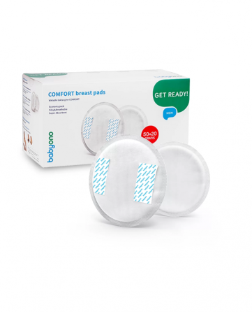 Вкладыши лактационные прокладки для груди 70 шт Comfort гелевые тонкие Slim одноразовые накладки на грудь впитывающие кормящим мамам от протекания мол Кривой Рог