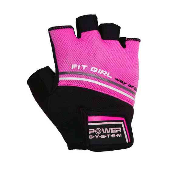 Рукавички для фітнесу Power System PS-2920 Fit Girl Evo Pink S Кам'янське