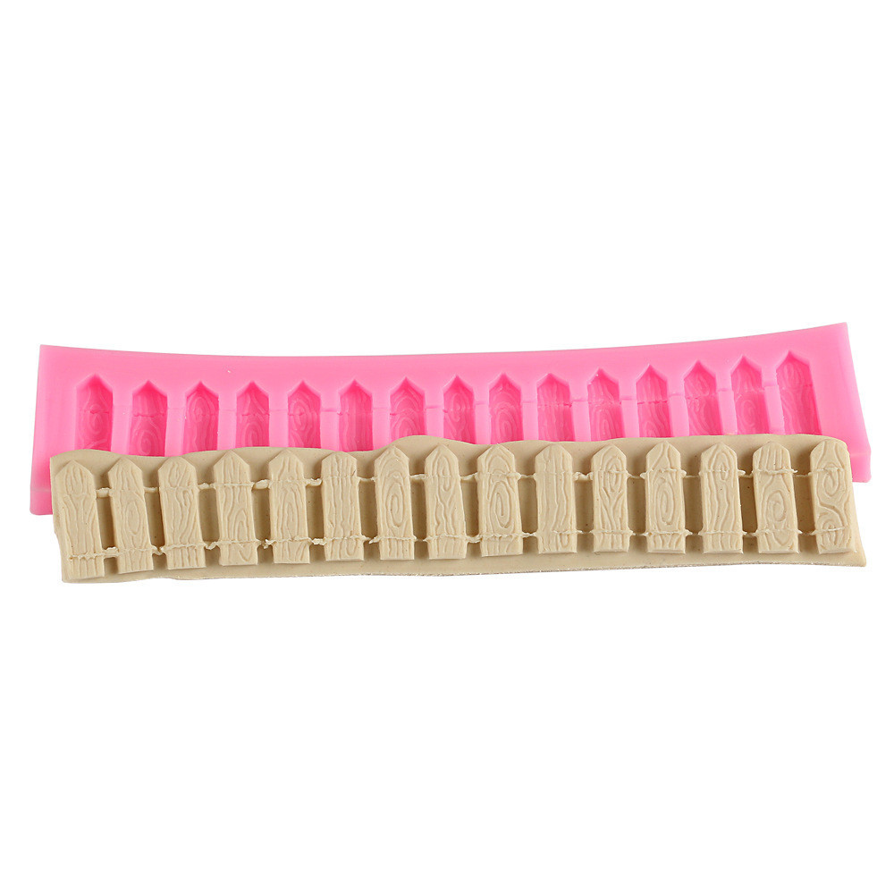 Молд силиконовый Забор 180 на 32 мм розовый Киев - изображение 10