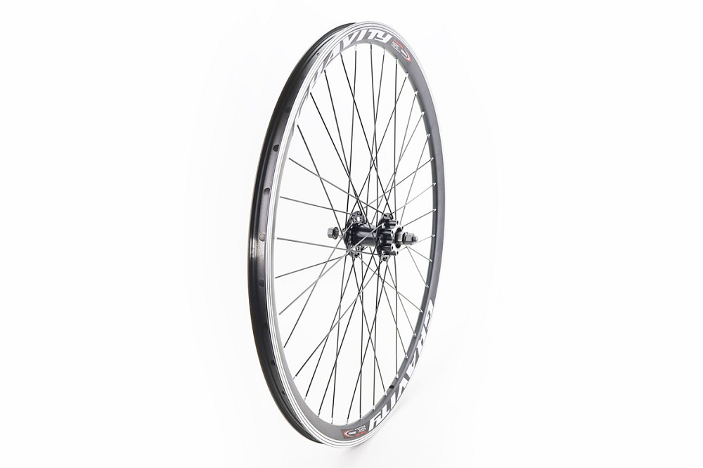 Колесо 27,5" переднє Disk-brake, обід та втулка 14Gx36H алюмінієві, кріпл. гайка, "GRAVITY" Бершадь - изображение 2