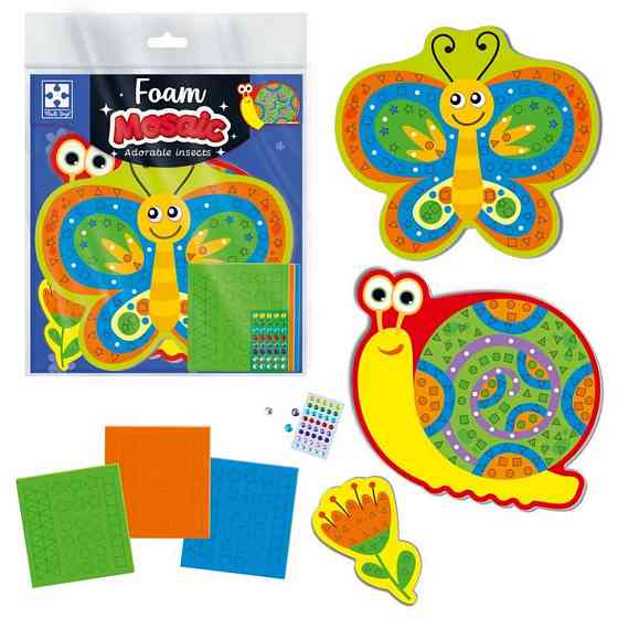 Набір для творчості "Чарівні комашки" VT4511-23 з м'якою мозаїкою та стразами Вінниця