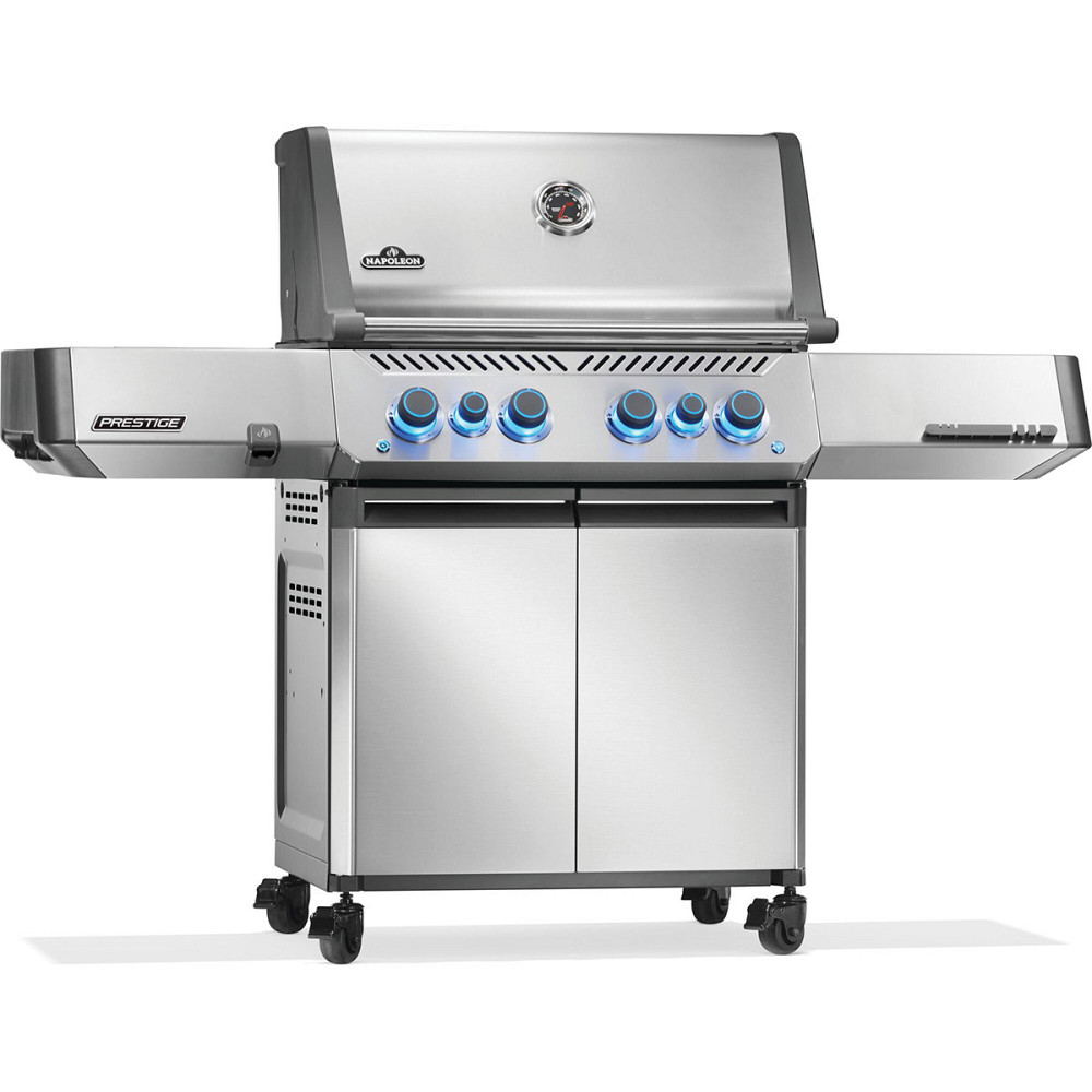Газовый гриль Napoleon Prestige P 500 с боковой конфоркой Sizzle Zone и вертилём (69212) нерж сталь P500VRSIBPS Код: 013837 Ровно - изображение 2