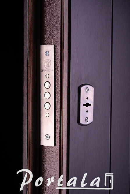 Двери уличные, серия Элегант, модель Нью-Йорк, двухцветная, гнутый профиль, 2 контура уплотнения, 2 замка Киев - изображение 5