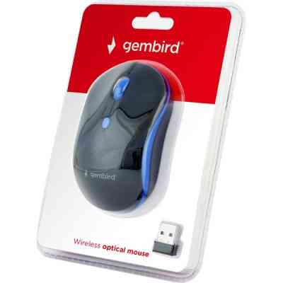 Мишка Gembird MUSW-4B-03-B Black+Blue (MUSW-4B-03-B) Вінниця