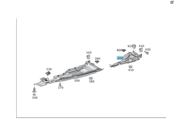 Mercedes-Benz  A1666807501 Бічний захист днища задня ліва ML/GLE W166 Одеса