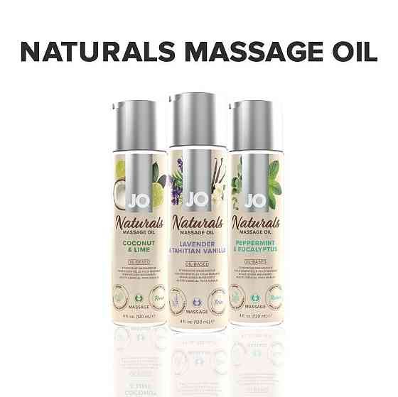 Массажное масло JO Naturals Massage Oil Lavender&Vanilla с натуральными эфирными маслами,120мл Sex Aura Киев