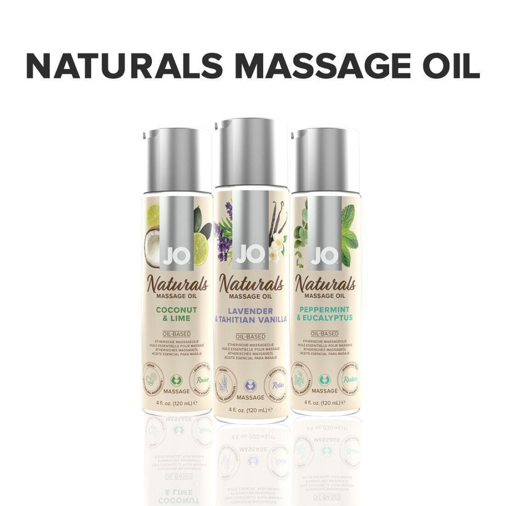 Массажное масло JO Naturals Massage Oil Lavender&Vanilla с натуральными эфирными маслами,120мл Sex Aura Киев - изображение 5