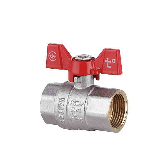 Кран кульовий Thermo Alliance Standart 3/4" ВР для води (метелик) SD602NW20PN40 Київ