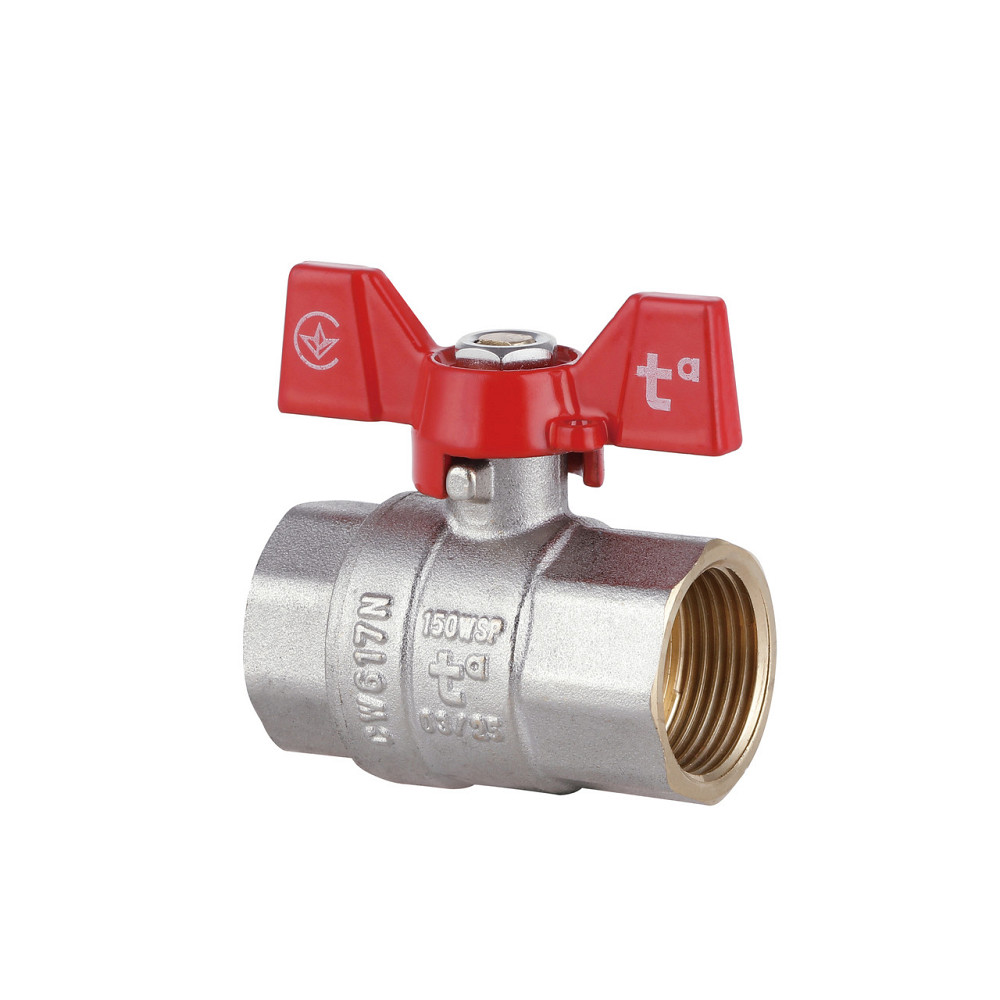 Кран кульовий Thermo Alliance Standart 3/4" ВР для води (метелик) SD602NW20PN40 Київ - фото 3