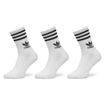 Шкарпетки Adidas Crew Sock 3str IJ0733 білий, чорний S (37-39) (4066762034659) Вінниця
