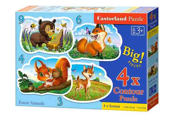 Пазл Castorland 4х1(3,4,6,9), шт Киев