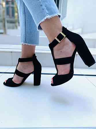 SANTINI Босоніжки жіночі SANTINI 259317-21 чорні (літо, замша натуральна) (3762) Коломыя