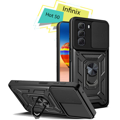 Чохол до мобільного телефона BeCover Military Infinix Hot 50 (X6720) Black (713046) Вінниця - фото 1