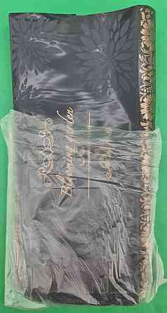 Пакет із петльовою ручкою-сер чорний "Блум Гарден(38х42) ДПА (50 шт) Харків