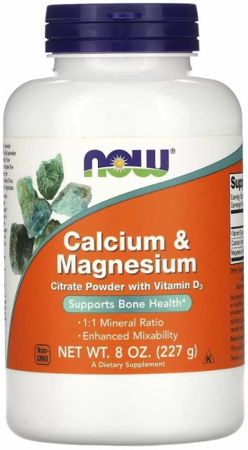 Кальцій та магній Now Foods Calcium & Magnesium 227 грам Київ - фото 1