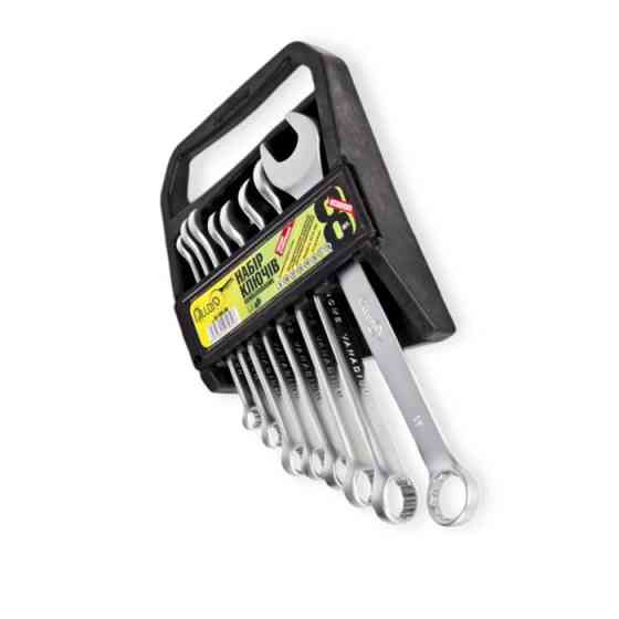 Набор ключей рожково-накидных 8-19 мм 8 шт (планшет) CrV Мукачево