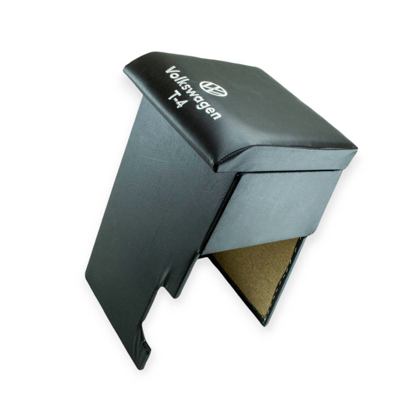 Подлокотник vw t4 1+1 черный с вышивкой (кожзам) Мукачево - изображение 1