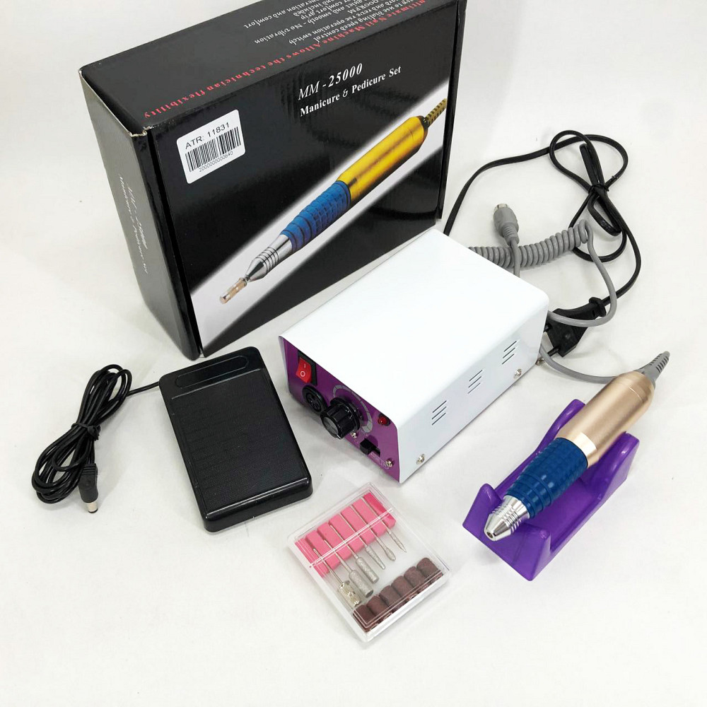 Апарат для домашнього манікюру, Портативний фрезер для манікюру, Портативний манікюрний апарат MO-39 Івано-Франківськ - фото 4