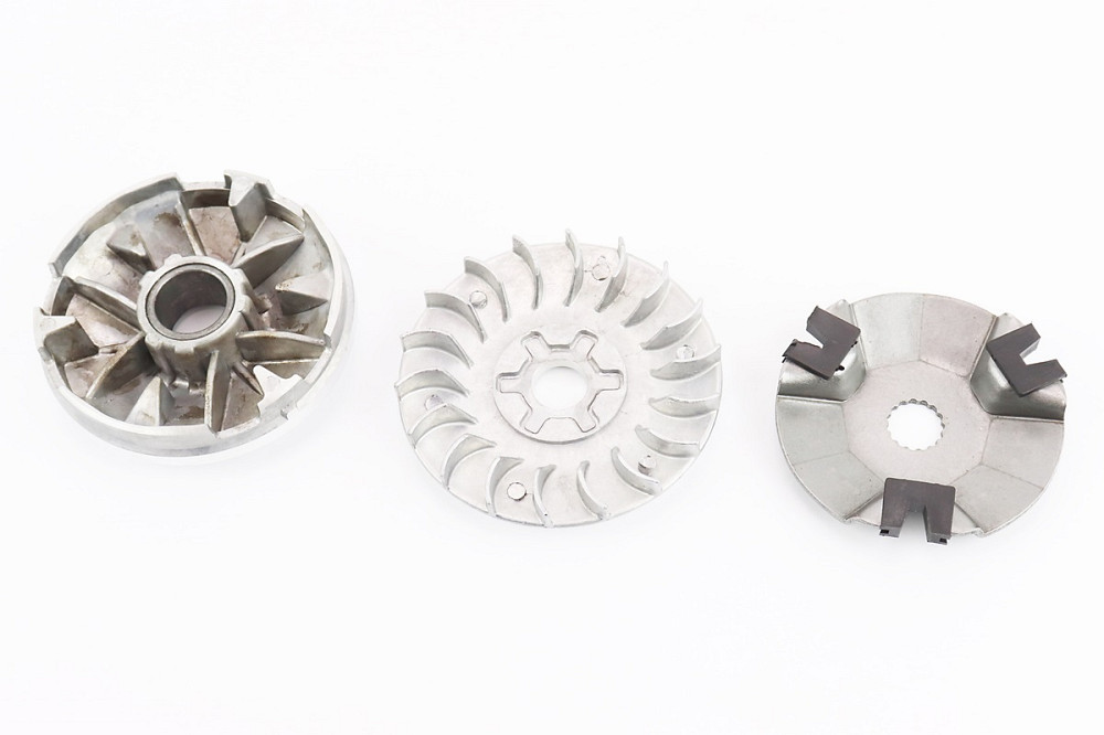 Варіатор передній к-кт Yamaha JOG 90 (під вал 16мм) + втулка, крильчатка, хрест Київ - фото 2