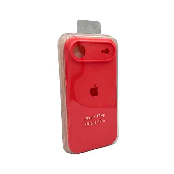 Чохол для смартфона Silicone Full Case AA Camera Protect for Apple iPhone 17 Air 50,Pink Orange Київ