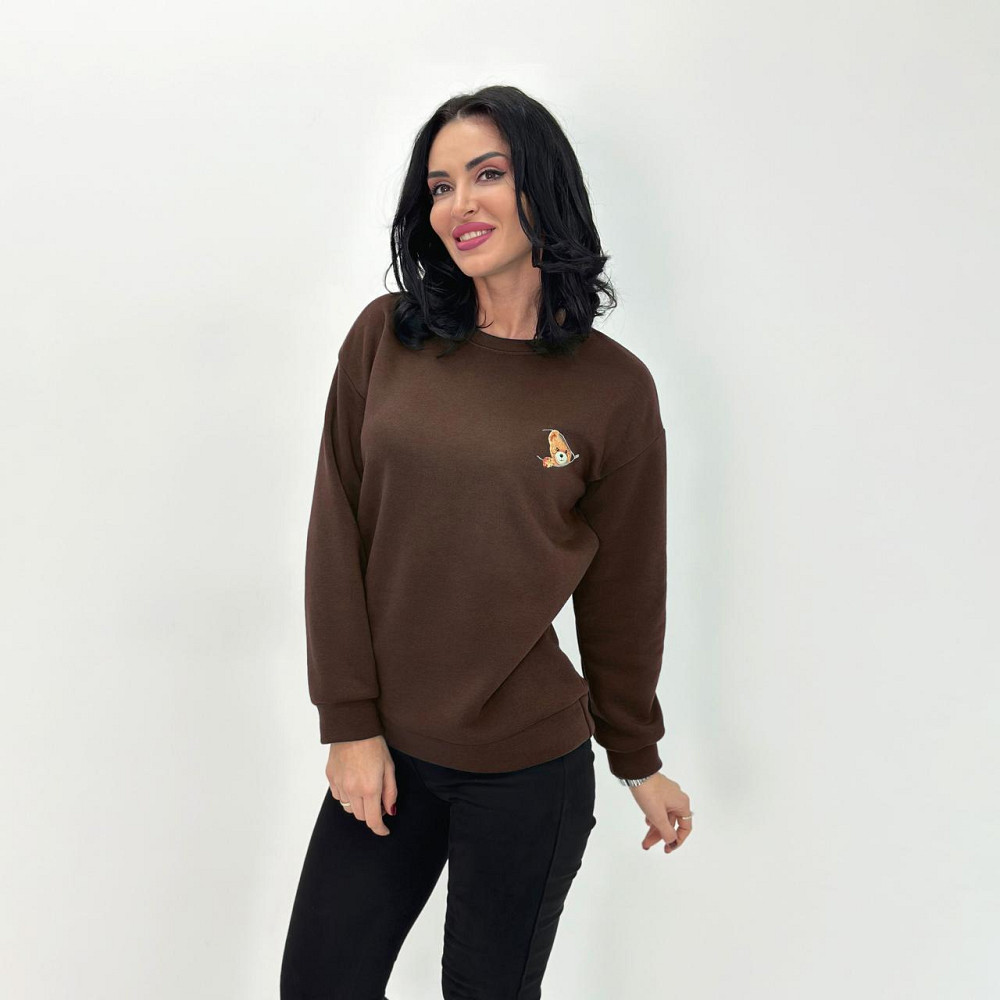 Жіночий світшот з принтом "Bear" оптом | Батал Київ - фото 10