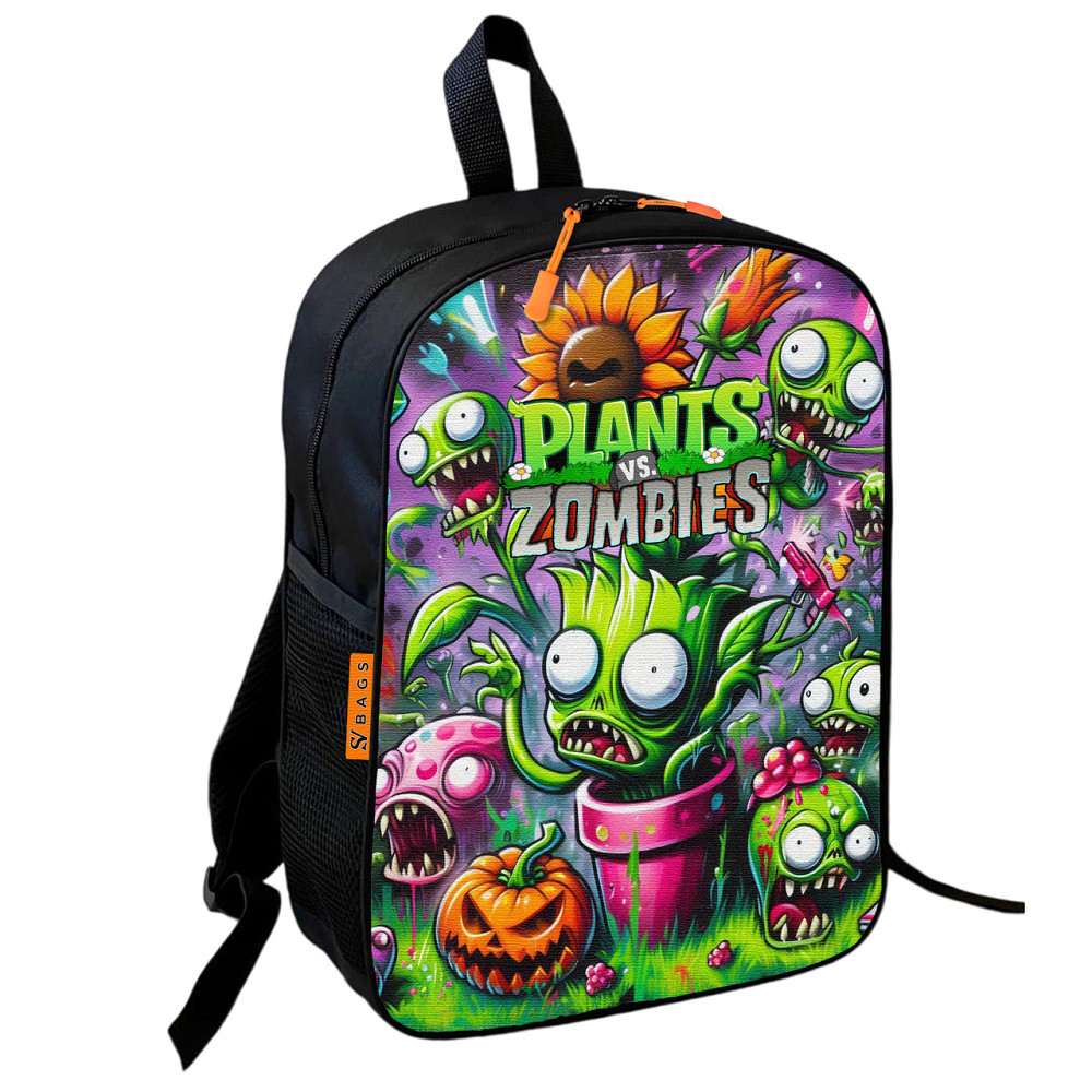 Рюкзак шкільний дитячий Рослини проти Зомбі «Plants vs Zombies» 36х27 см для хлопчика (01084) Київ - фото 1